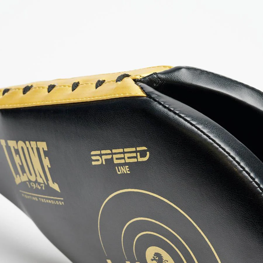 Objetivo raqueta para patadas Leone Speed Line GM550 Negro-oro - Image 3