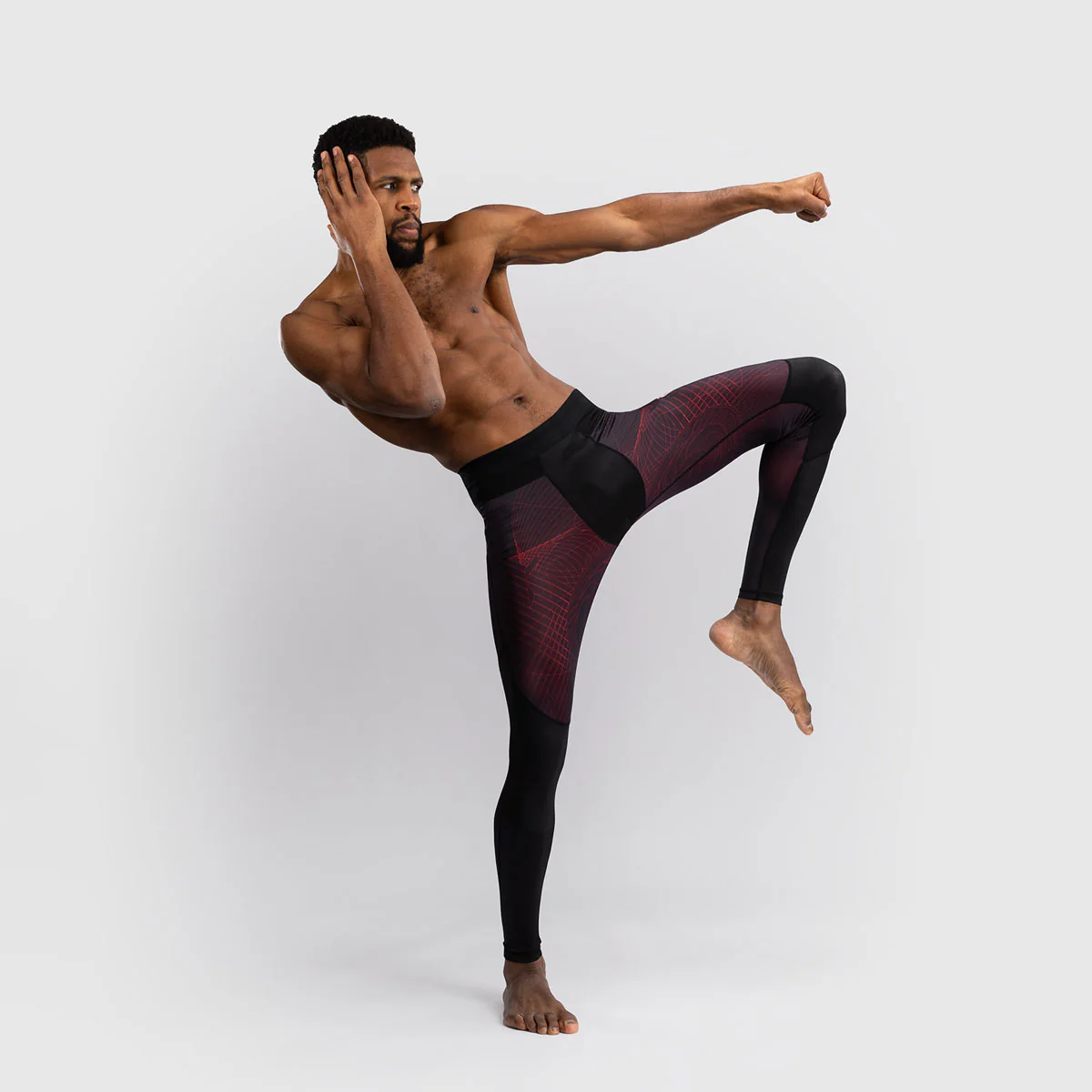 Pantalones a compresión Venum G-Fit Air Negro-rojo  - Image 2