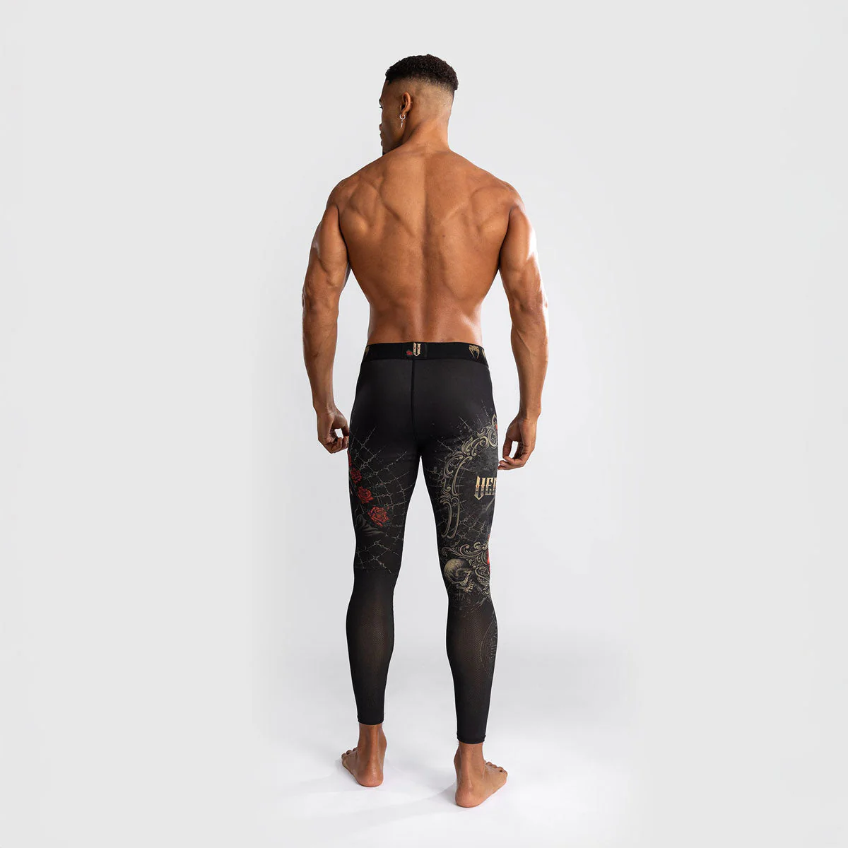 Pantalones a compressione Venum Santa Muerte 5.0 Negro-Oro  - Image 3