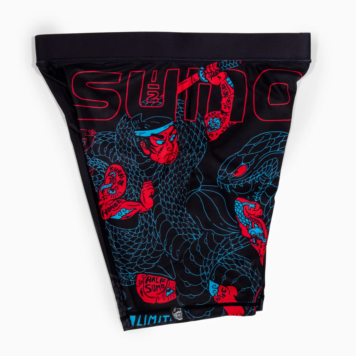 Pantalones cortos a compresión Half Sumo Black Mamba Neon  - Image 7