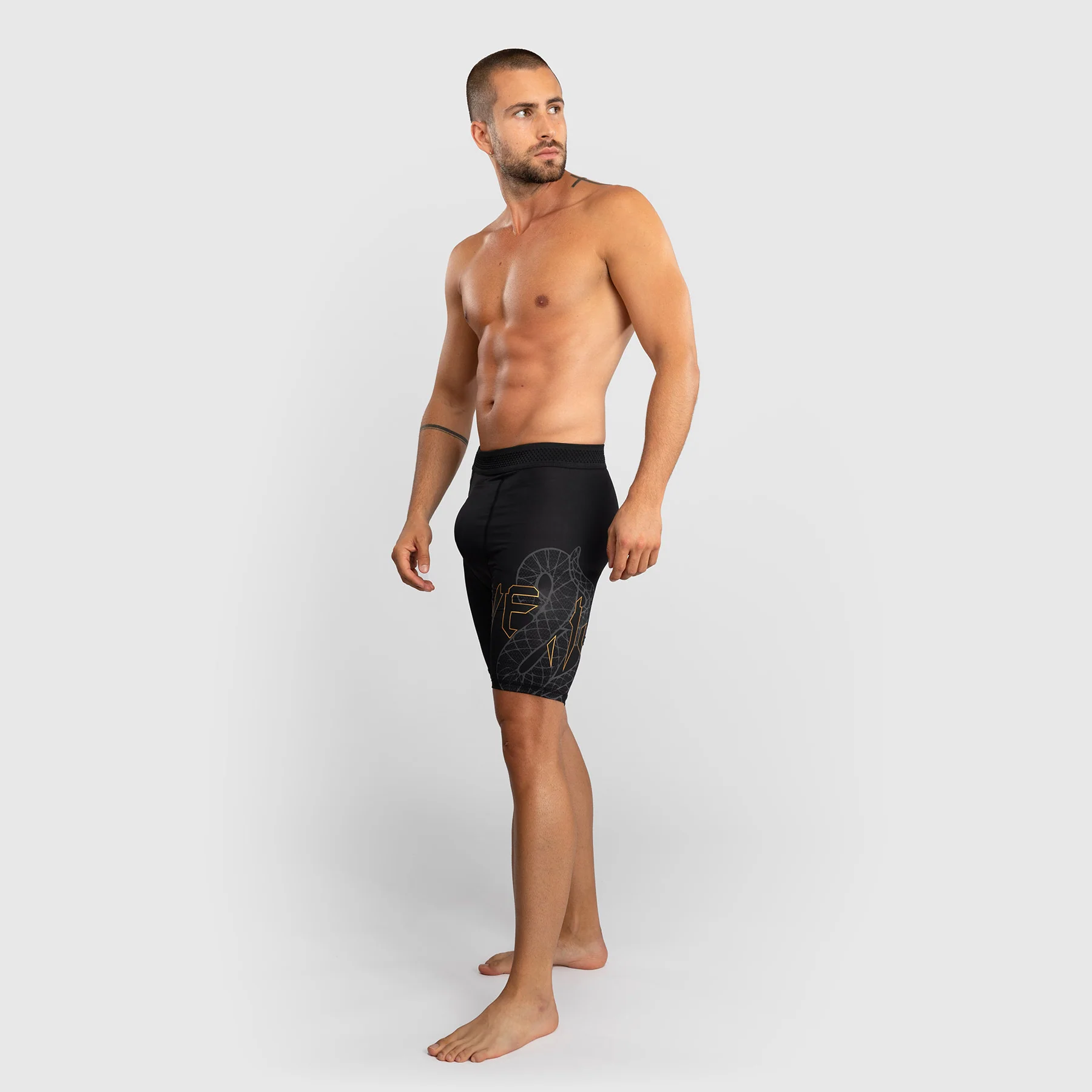Pantalones cortos a compressione Venum Serpenti Negro - Image 5