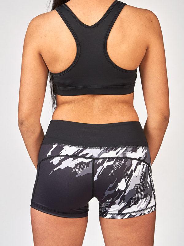 Pantalones cortos mujer a compresión Leone Neo Camo ABX89 - Image 3