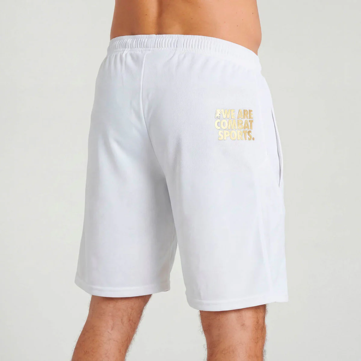 Pantalones cortos de entrenamiento Leone DNA ABX726 Blanco - Image 2