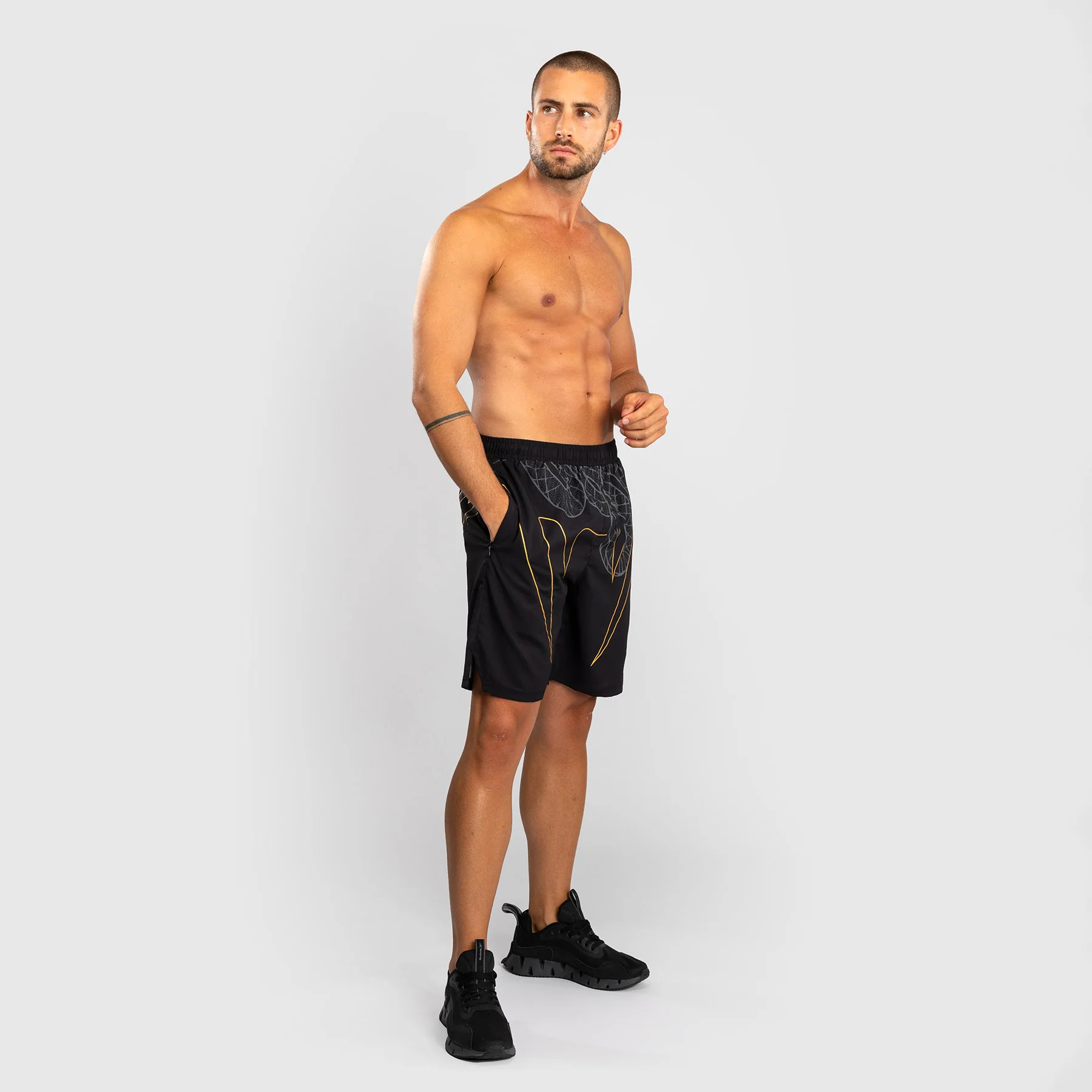 Pantalones cortos de entrenamiento Venum Serpenti Negro - Image 5
