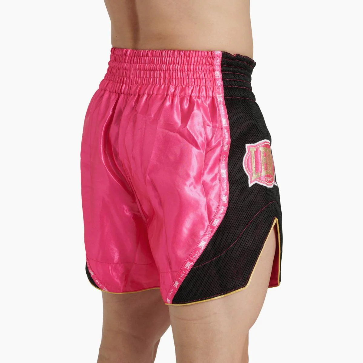 Pantalones cortos kick-tailandés Leone Classic AB881 Rosa  - Image 4