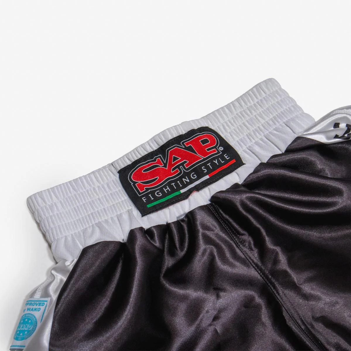 Pantalones cortos kick-thai SAP WAKO Competición de combate negro  - Image 3