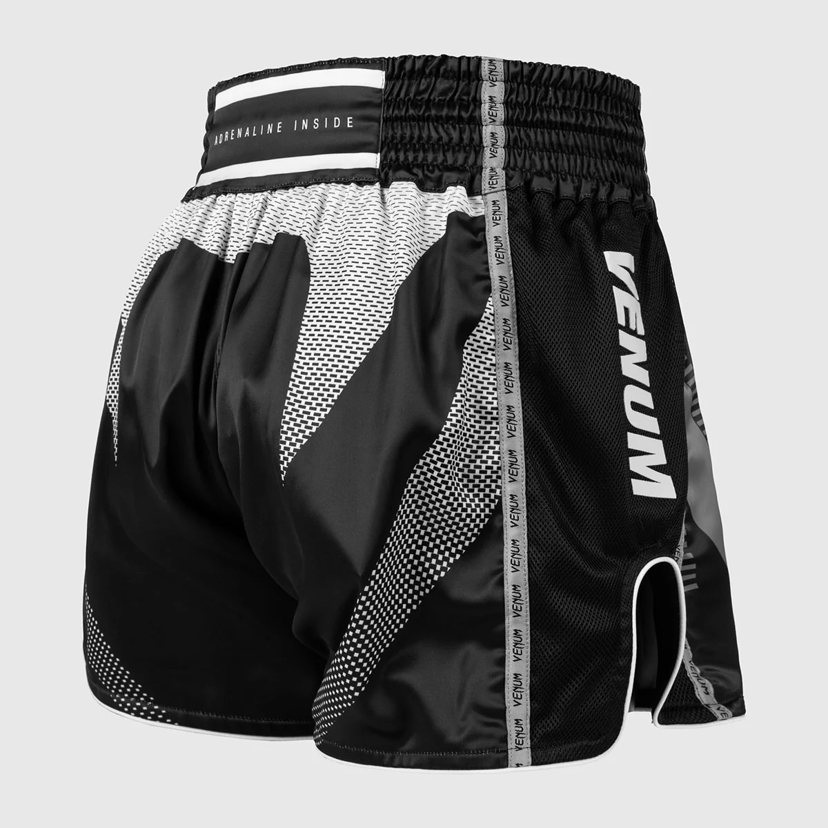 Pantalones cortos kick-tailandés Venum Adrenaline Negro-gris - Image 4