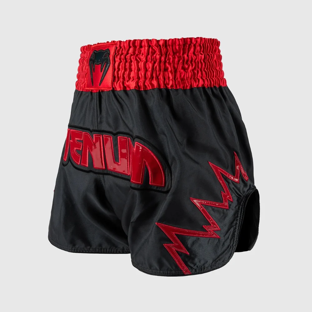 Pantalones cortos kick-thai Venum Infierno 2.0 Gris-rojo - Image 4