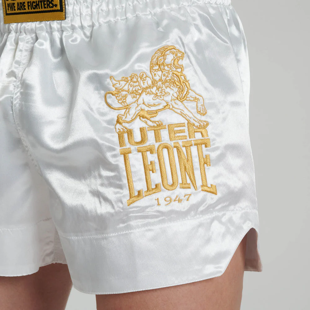 Pantalones cortos kick-thai Leone IUTER AB02IU Blanco  - Image 3