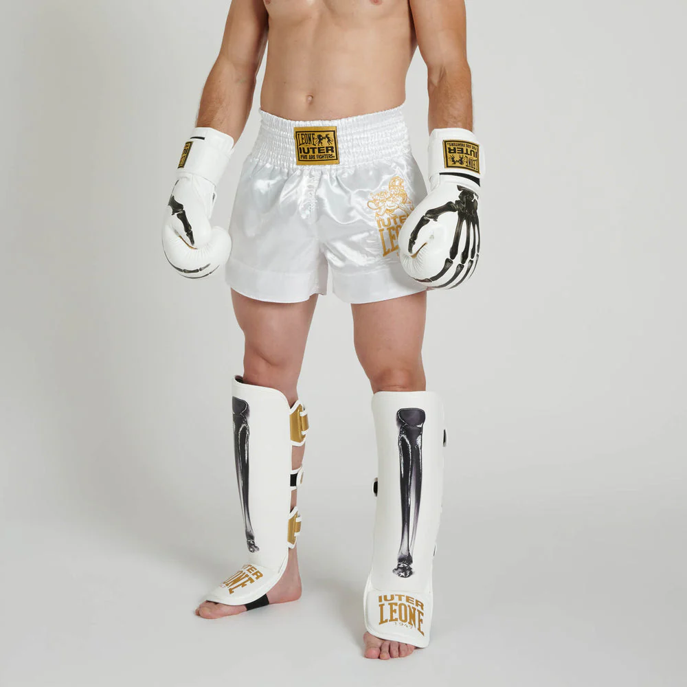 Pantalones cortos kick-thai Leone IUTER AB02IU Blanco  - Image 6