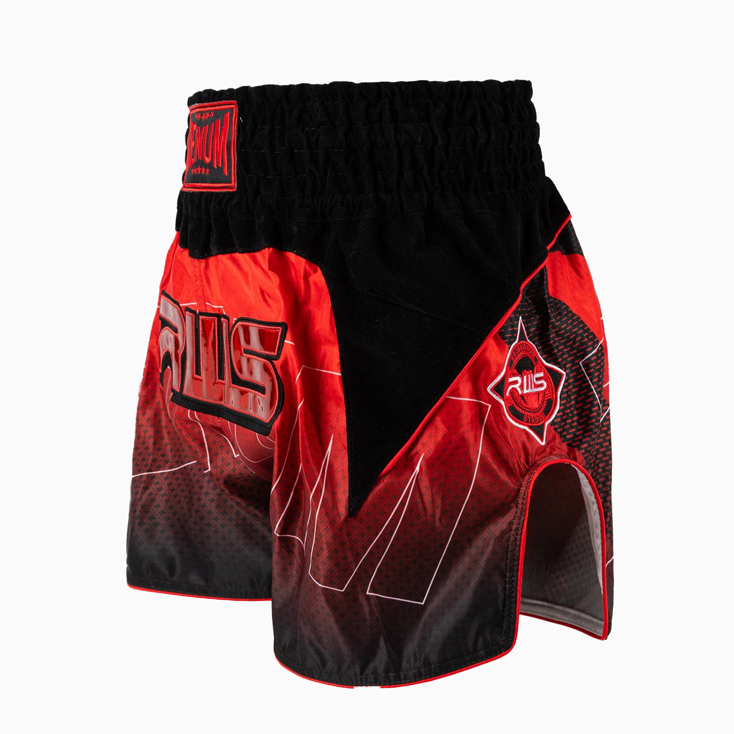 Pantalones cortos kick-thai RWS x Venum 2.0 Negro-rojo  - Image 3