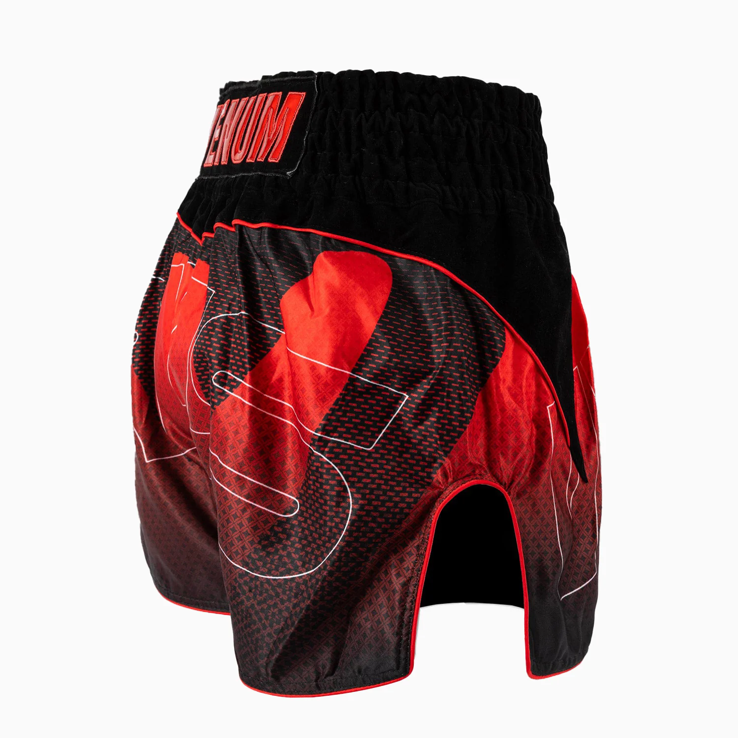 Pantalones cortos kick-thai RWS x Venum 2.0 Negro-rojo  - Image 4