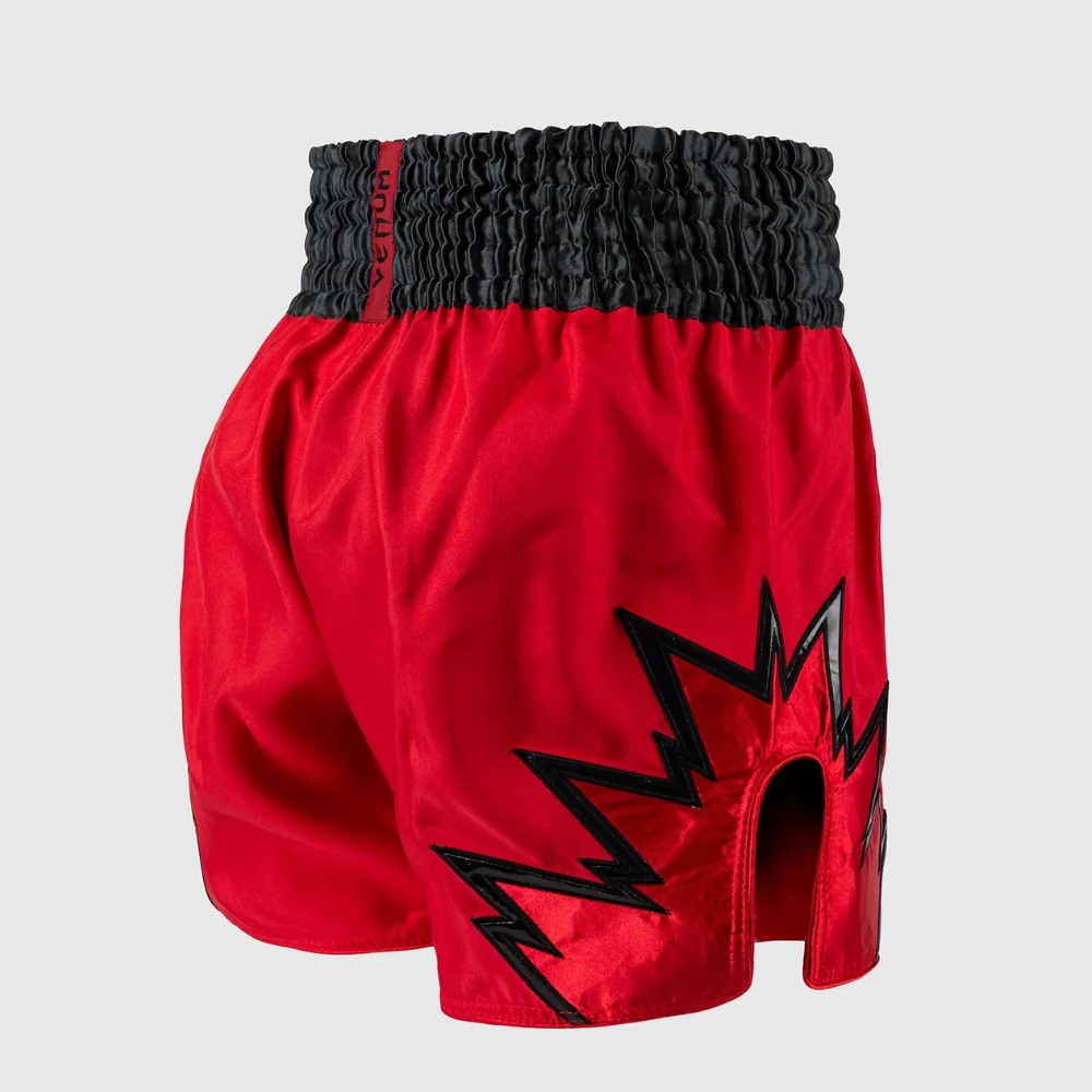 Pantalones cortos kick-tailandés Venum Infierno 2.0 Rojo-gris-negro  - Image 3