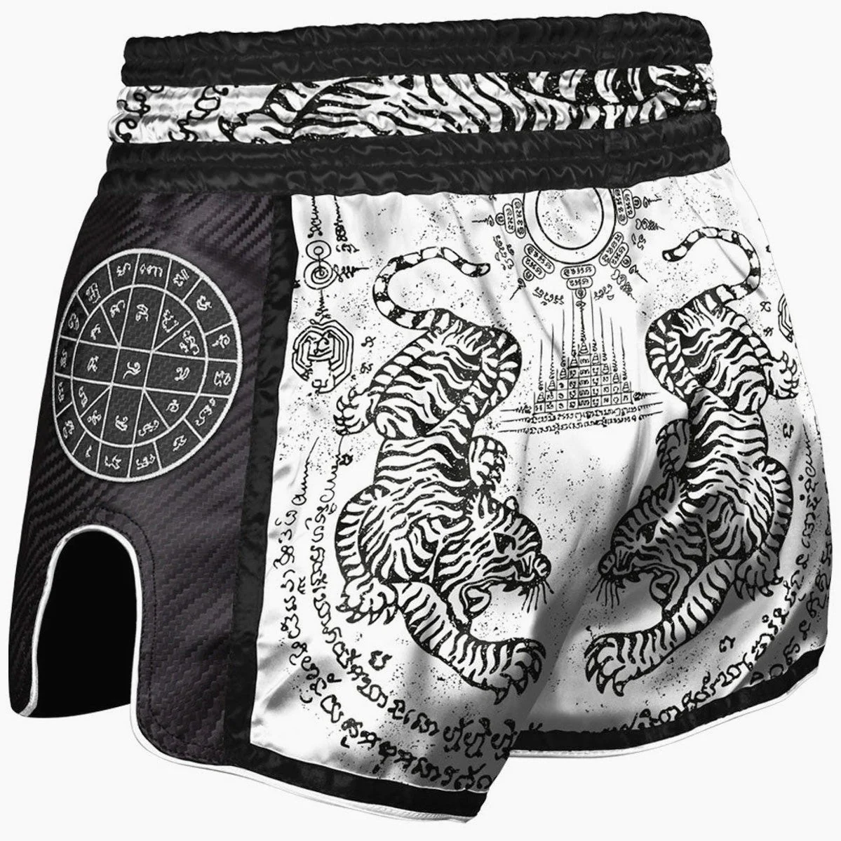 Pantalones kick-thai 8 Weapons Carbon Sak Yant Tigers  - Image 9
