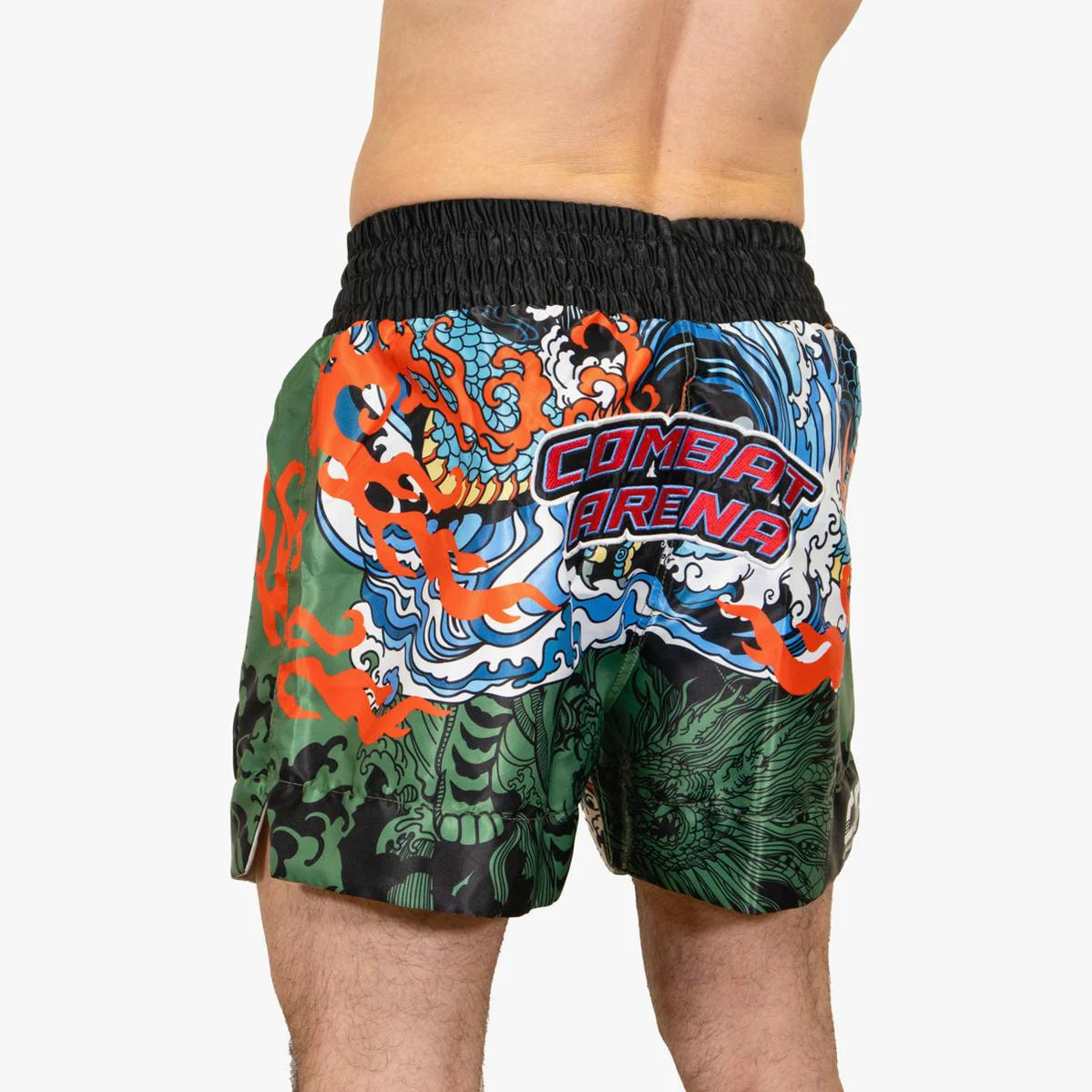 Pantalones kick-thai Combat Arena Yin Yang Battle Verde - Image 3