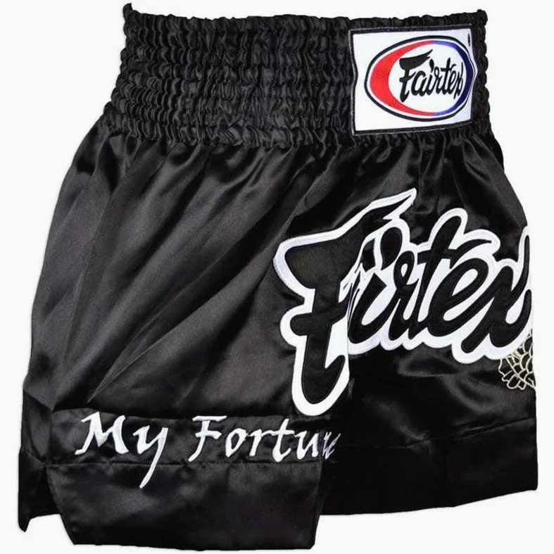 Pantalones kick-thai Fairtex BS0639 My Fortune Negro  - Image 2