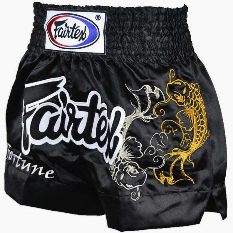 Pantalones kick-thai Fairtex BS0639 My Fortune Negro  - Image 3