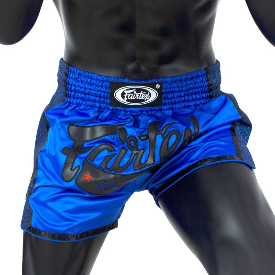 Pantalones kick-thai Fairtex BS1702 Azul  - Image 3