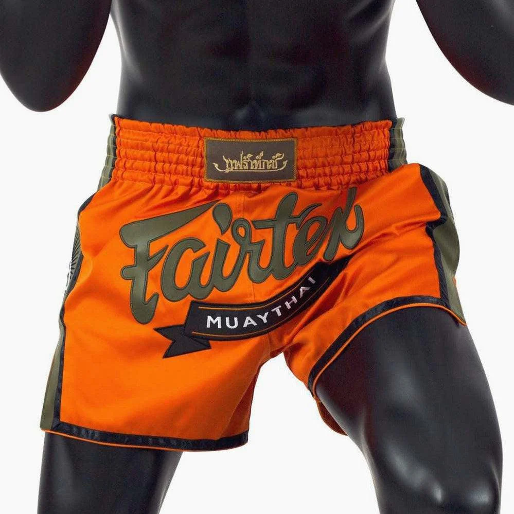 Pantalones kick-thai Fairtex BS1705 Naranja - Image 2