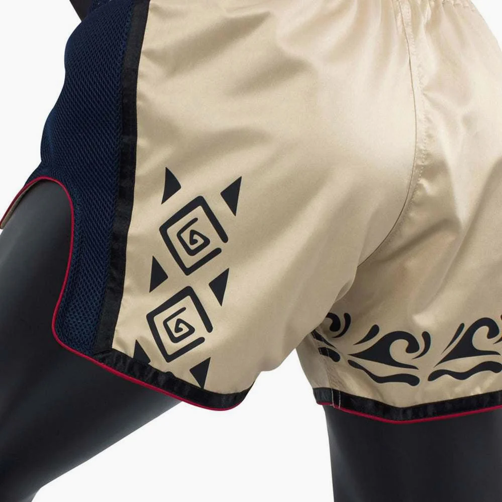 Pantalones kick-thai Fairtex BS1713 Caqui - Image 5