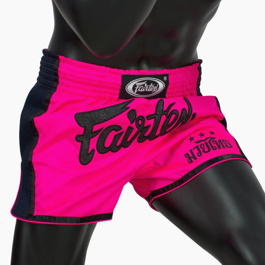 Pantalones kick-thai Fairtex BS1714 Rosa  - Image 4