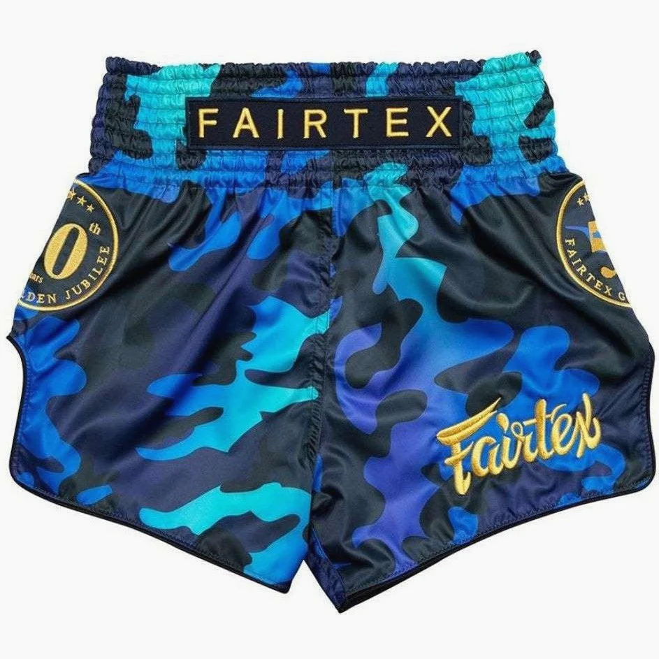 Pantalones kick-thai Fairtex BS1916 Luster de Jubileo de Oro 