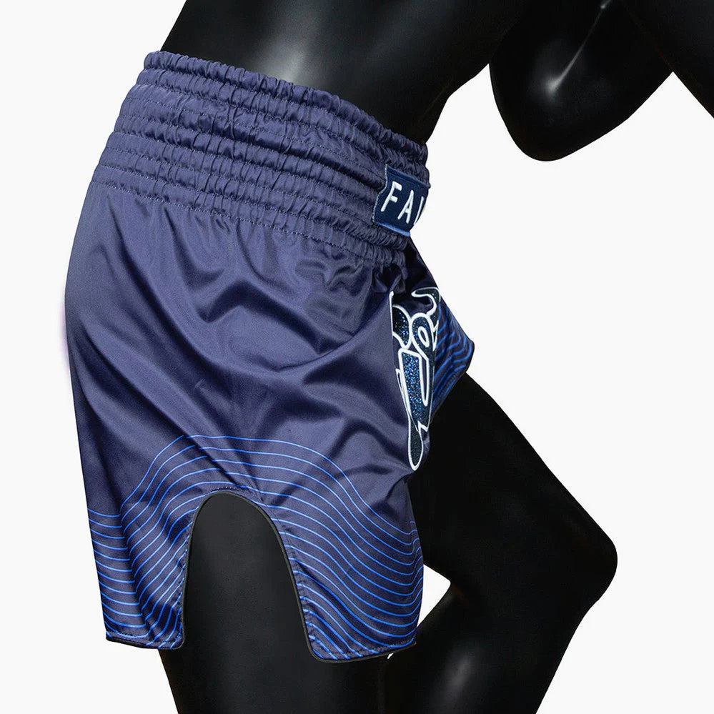 Pantalones kick-thai Fairtex BS1930 Blue Ocean - Image 6