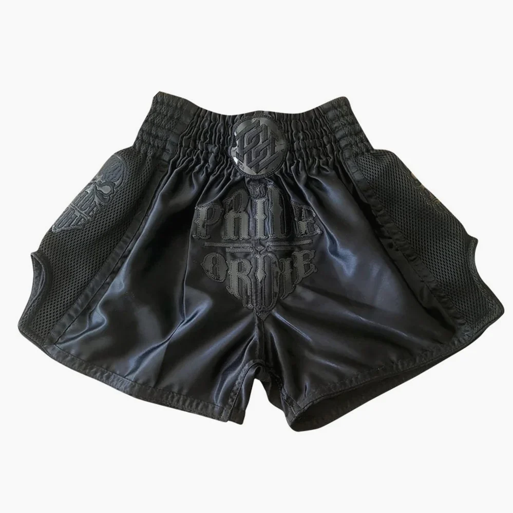 Pantalones kick-thai Pride or Die Reckless Full Black - Image 2