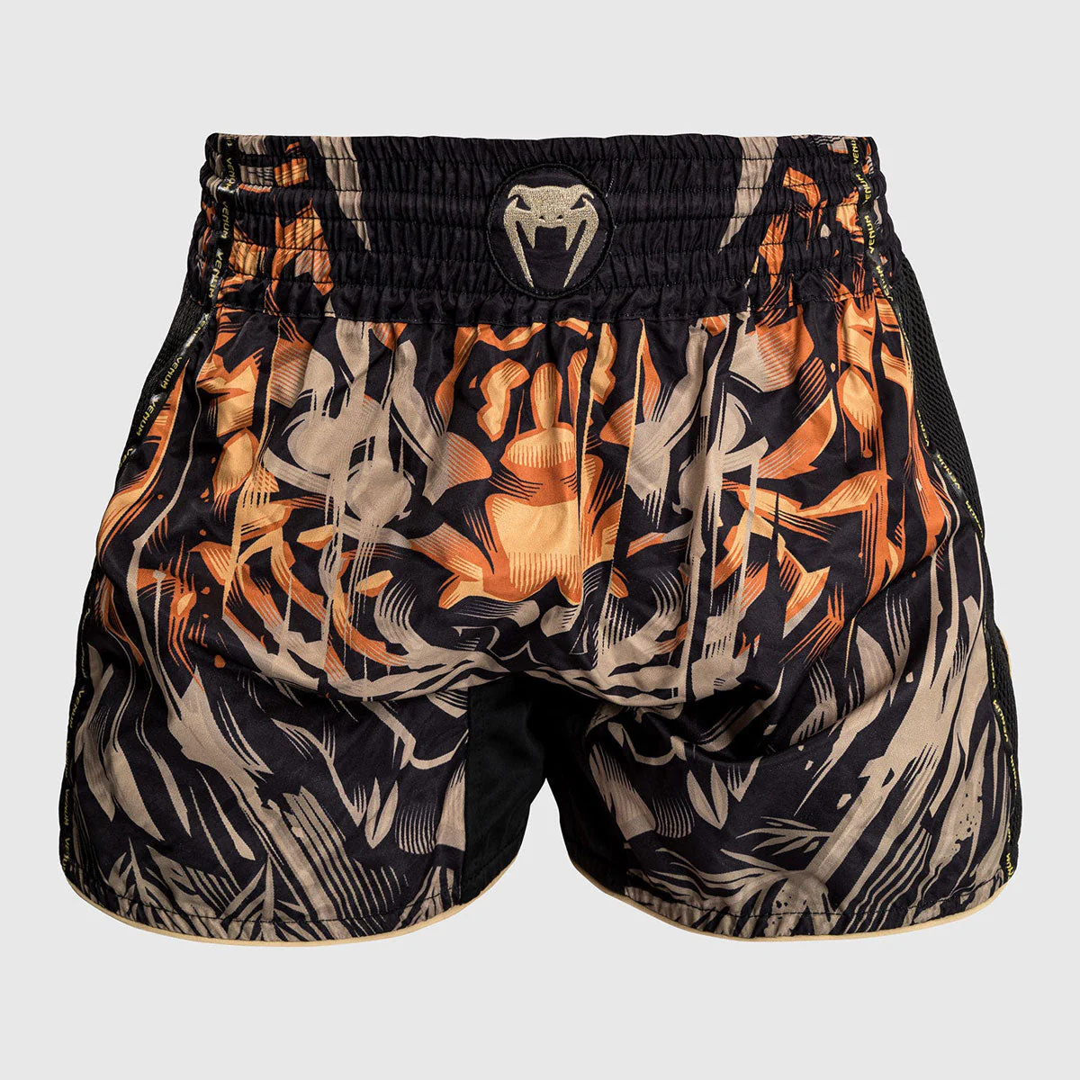 Pantalones kick-thai Venum Tigre Negra Naranja 