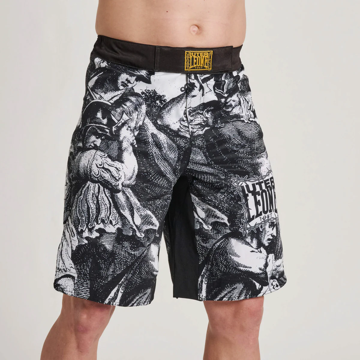 Pantalones MMA Leone IUTER Barbed Wire AB04IU Negro  - Image 2