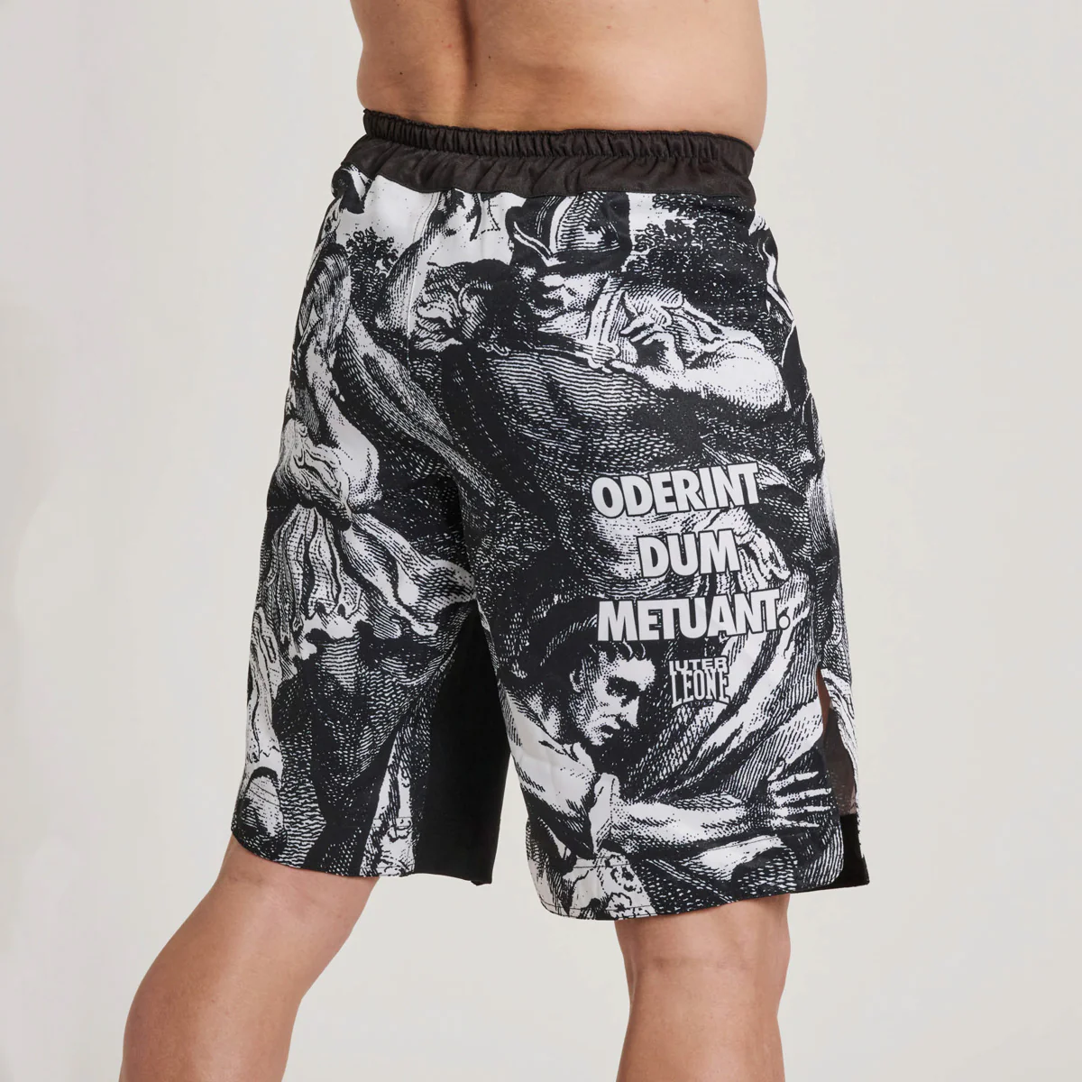 Pantalones MMA Leone IUTER Barbed Wire AB04IU Negro  - Image 4