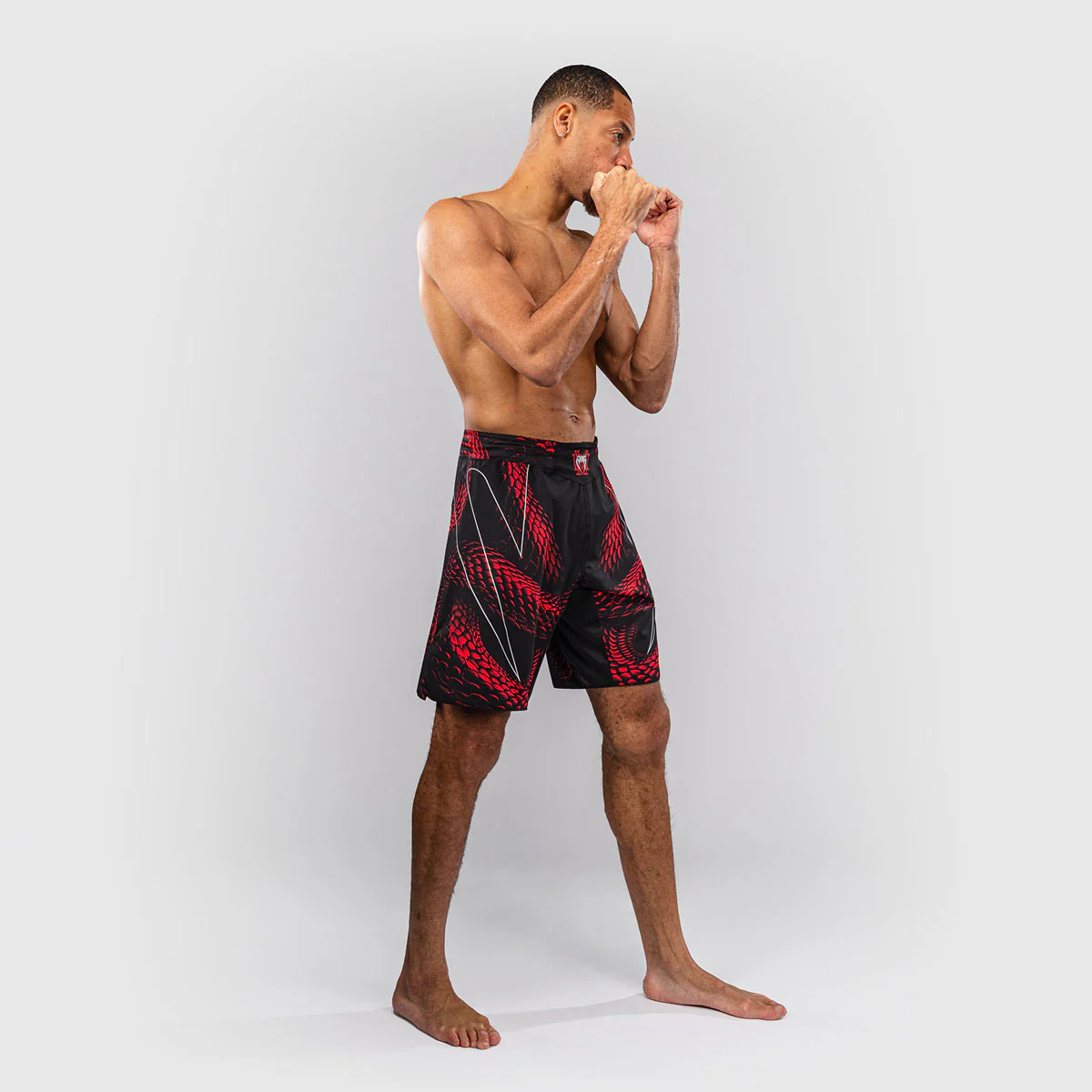 Pantalones MMA Venum Matupa Negro-rojo  - Image 4