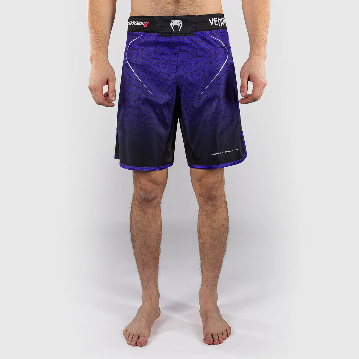 Pantalones MMA Venum Tekken 8 Kazuya Negro-violeta