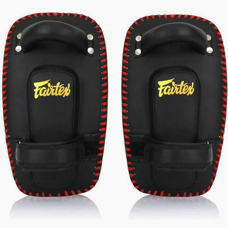 Pao Fairtex Microfibra Curvada Pequeña KPLC6 Negro-oro  - Image 6