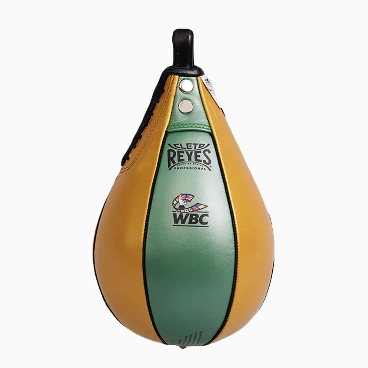 Pera de boxeo Cleto Reyes WBC Verde-oro 