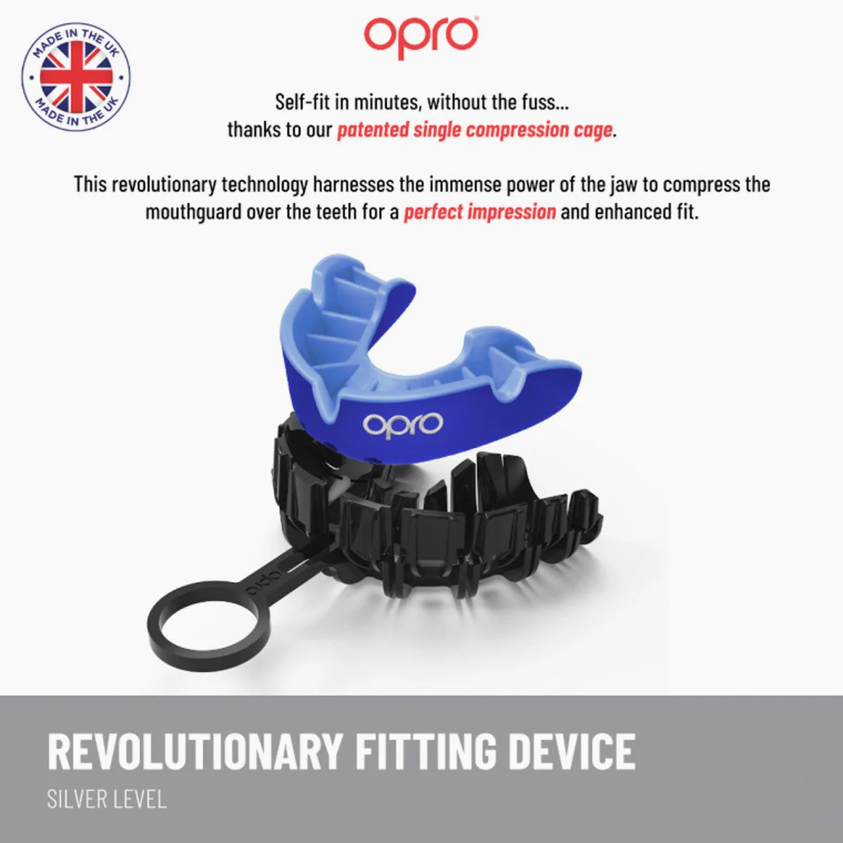 Protector bucal Opro Silver Autoajustable - Image 10