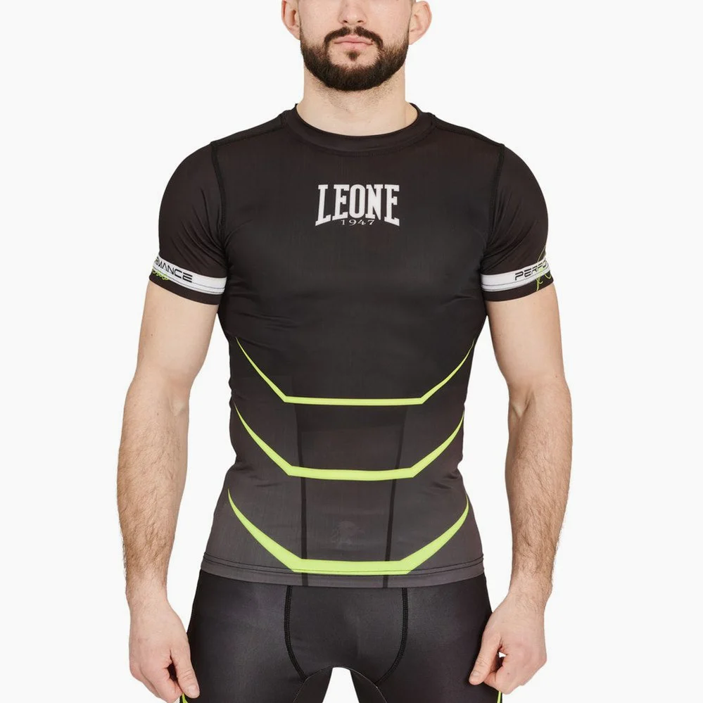 Rashguard de compresión Leone Revo Fluo AB927F