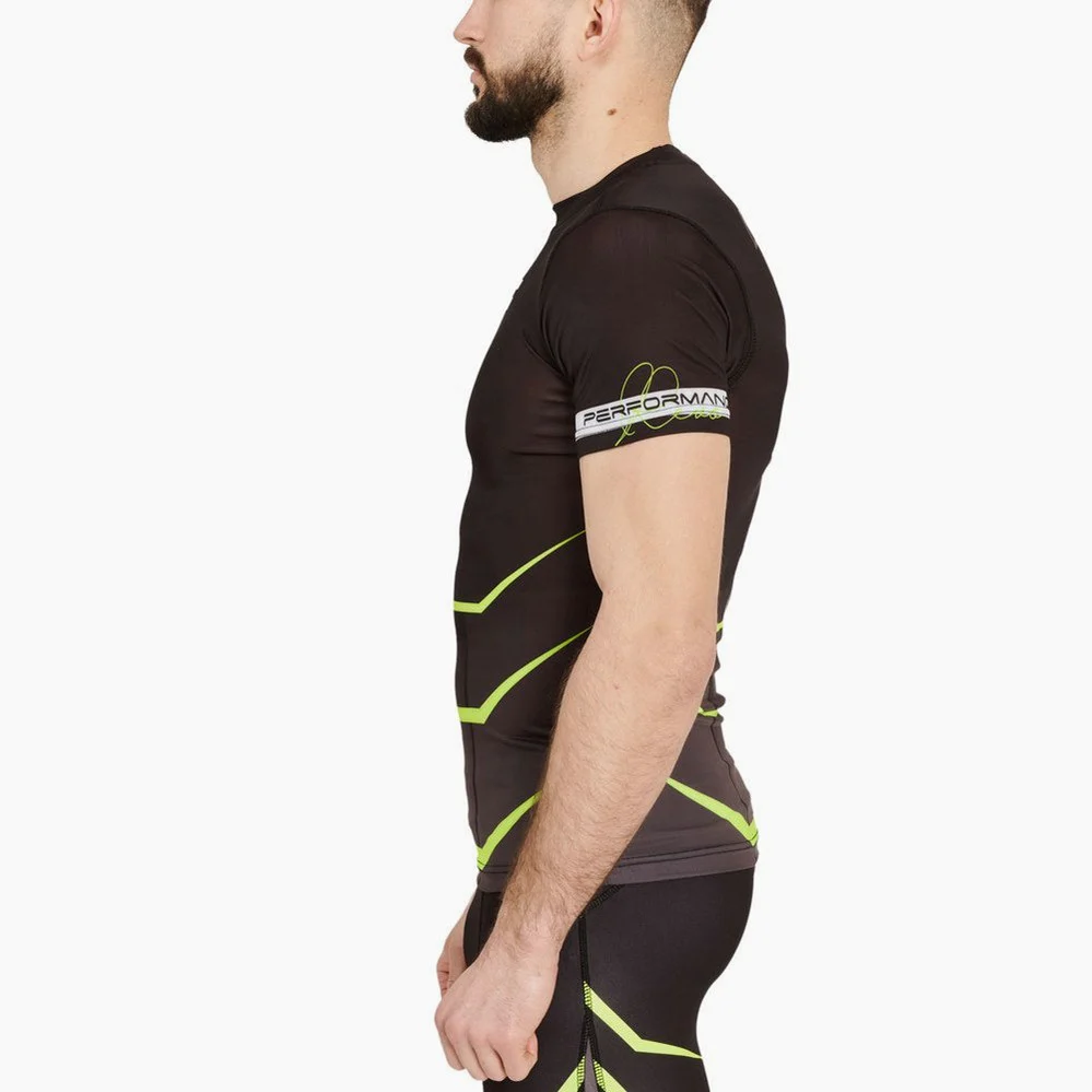 Rashguard de compresión Leone Revo Fluo AB927F - Image 4