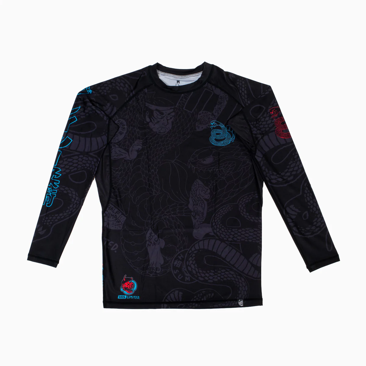 Rashguard Half Sumo Black Mamba Neon mangas largas - Image 4