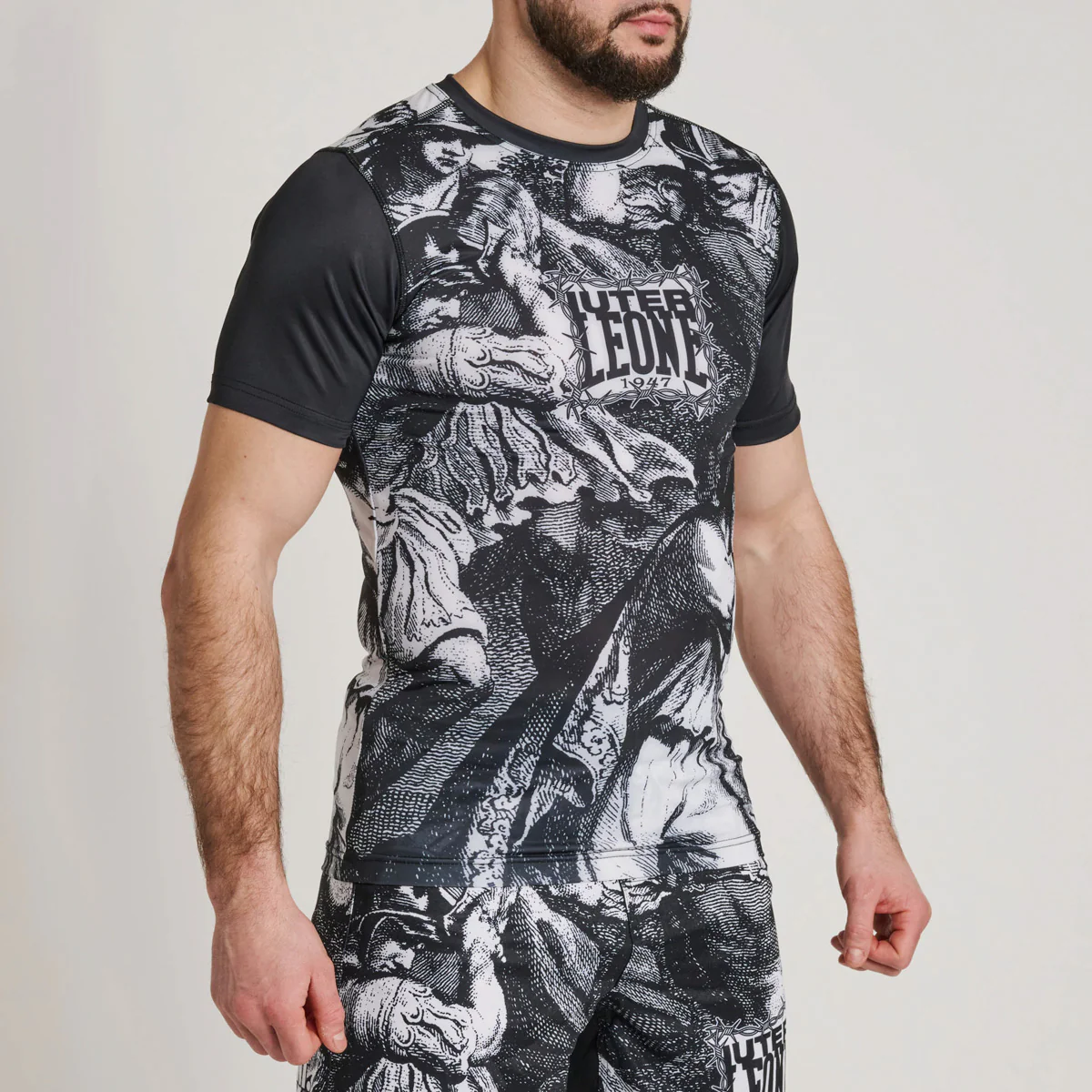 Rashguard Leone IUTER Barbed Wire AB06IU Negro  - Image 3
