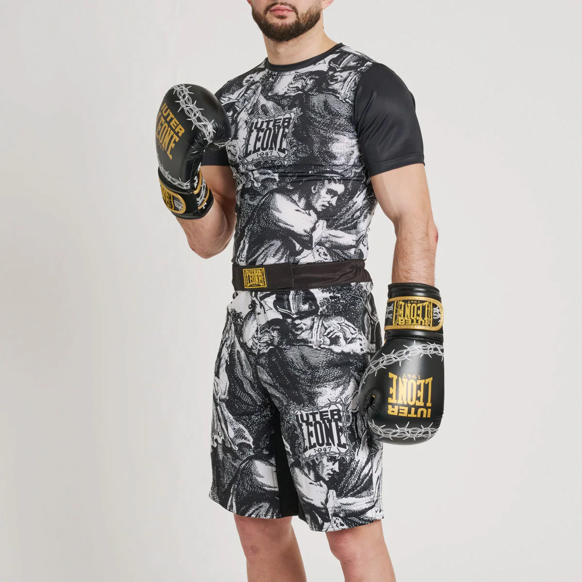 Rashguard Leone IUTER Barbed Wire AB06IU Negro  - Image 4