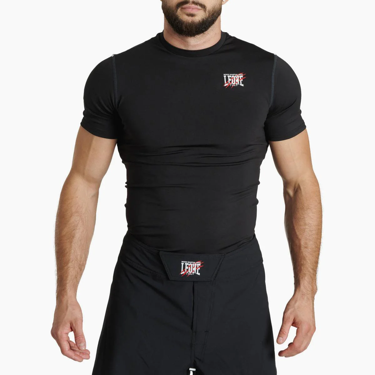 Rashguard Leone Primal Instinct AB917 mangas cortas Negro 