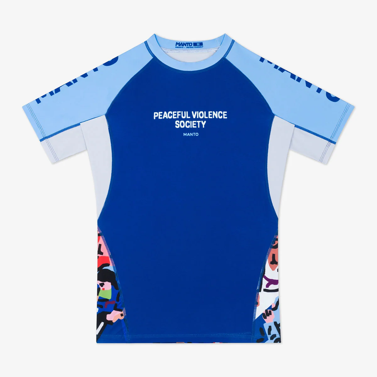 Rashguard Manto Gym 3.0 mangas cortas Azul 