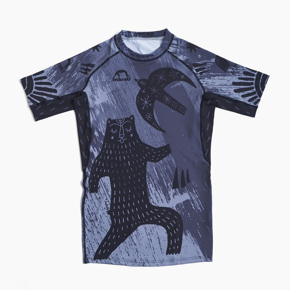 Rashguard Manto Livings manga corta Gris  - Image 4