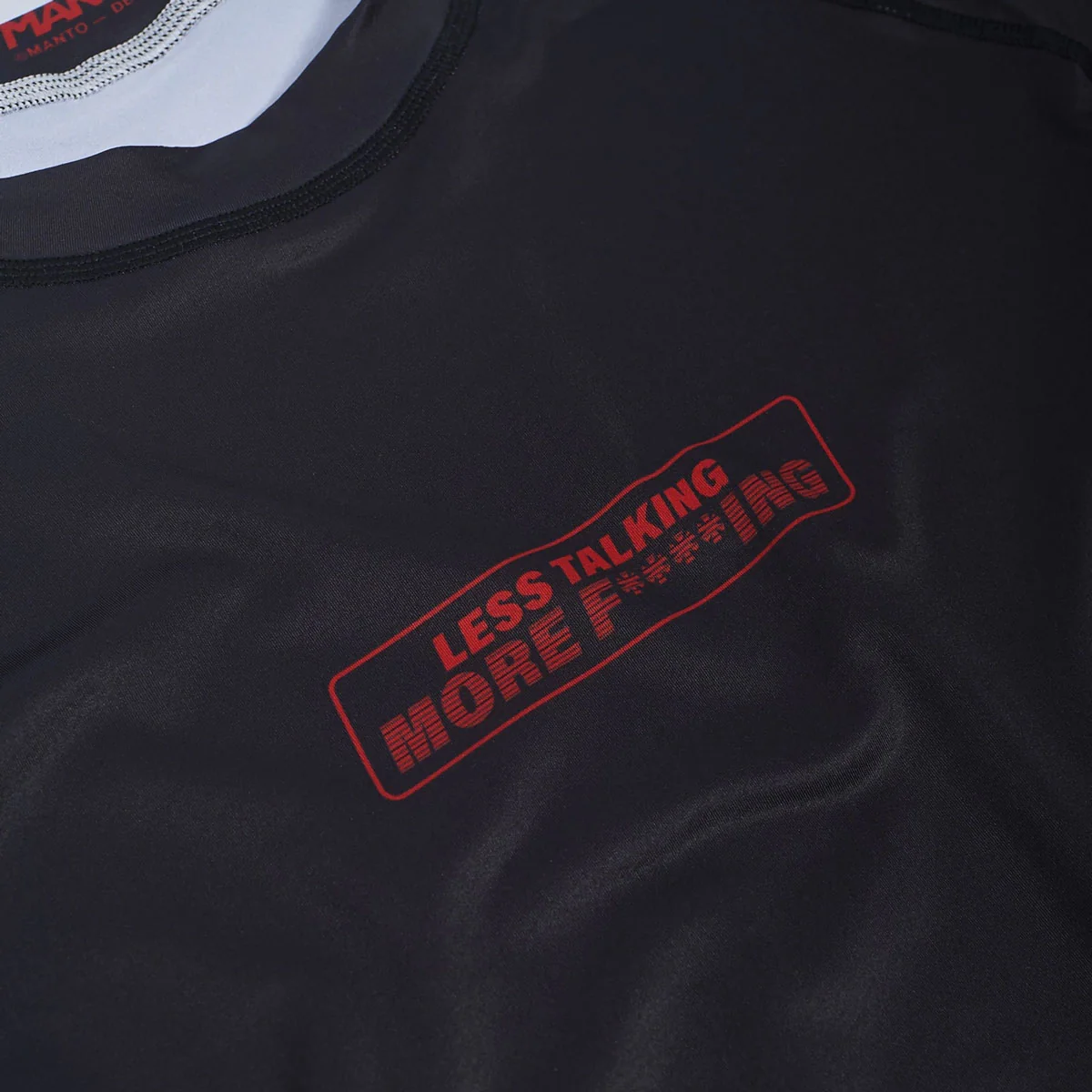 Rashguard Manto Fighting mangas cortas Negro  - Image 3