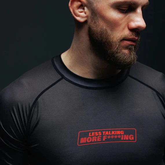 Rashguard Manto Fighting mangas cortas Negro  - Image 5