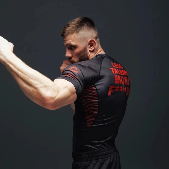 Rashguard Manto Fighting mangas cortas Negro  - Image 6