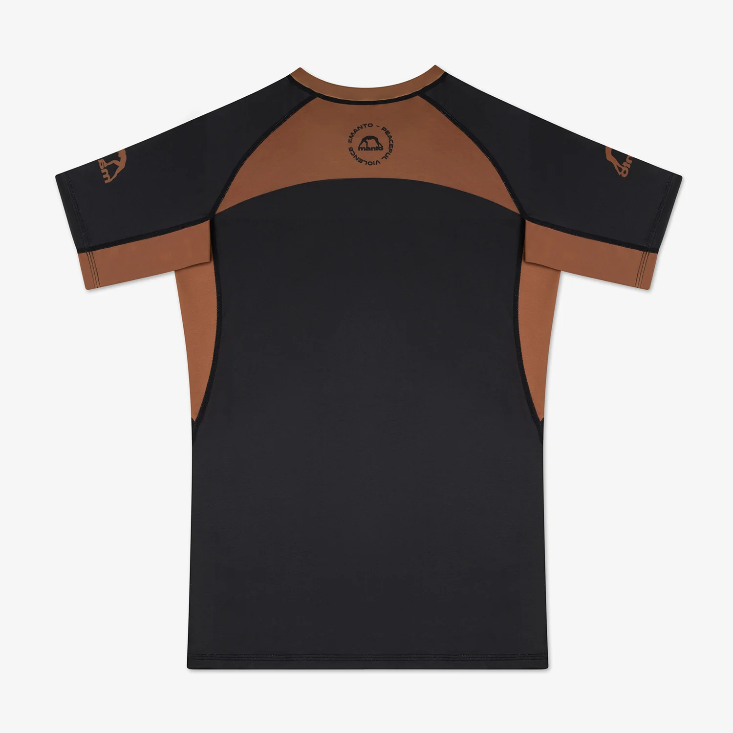 Rashguard Manto Ranked 25 mangas cortas Marrón - Image 2