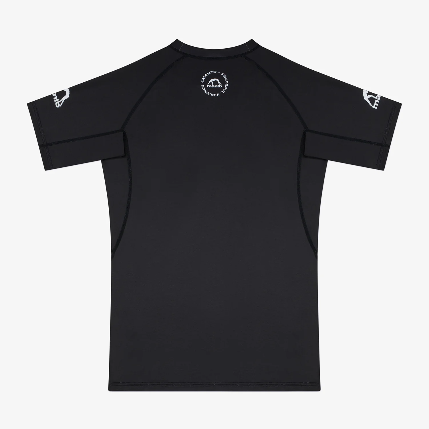 Rashguard Manto Ranked 25 mangas cortas Negro - Image 2