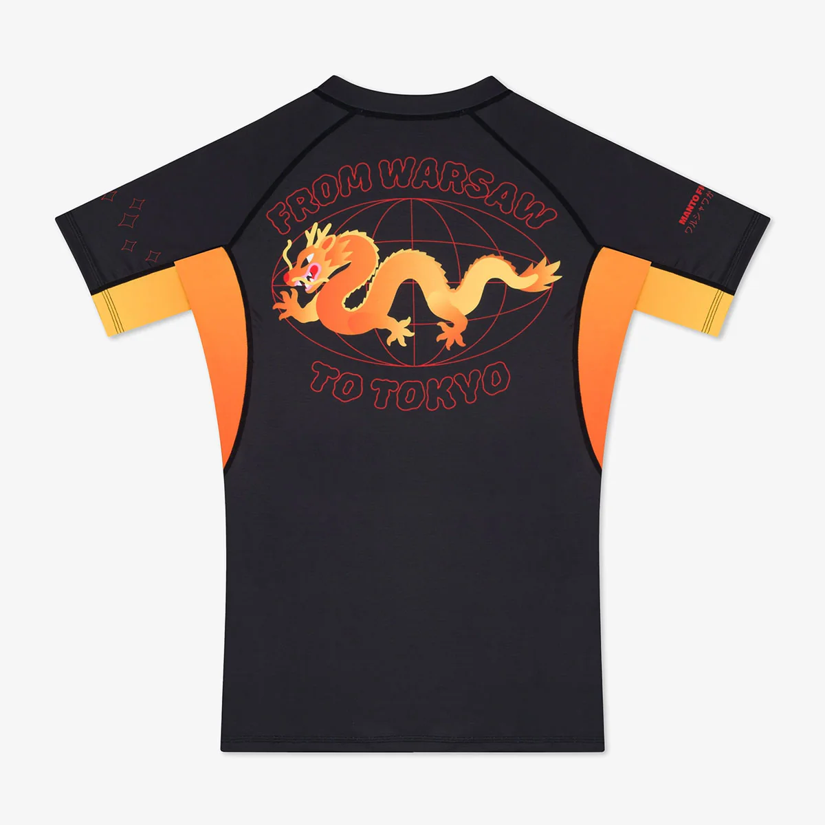 Rashguard Manto Varsovia A Tokio mangas cortas Negro  - Image 2